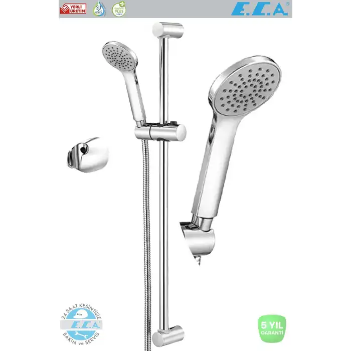 E.c.a Spylos Banyo Duş Başlık Seti Hareketli Banyo Üst Takım 102146071