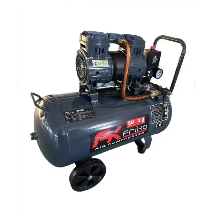 FK FRIKO 50 Litre 2 Hp Yüksek Verimli Yağsız Hava Kompresörü