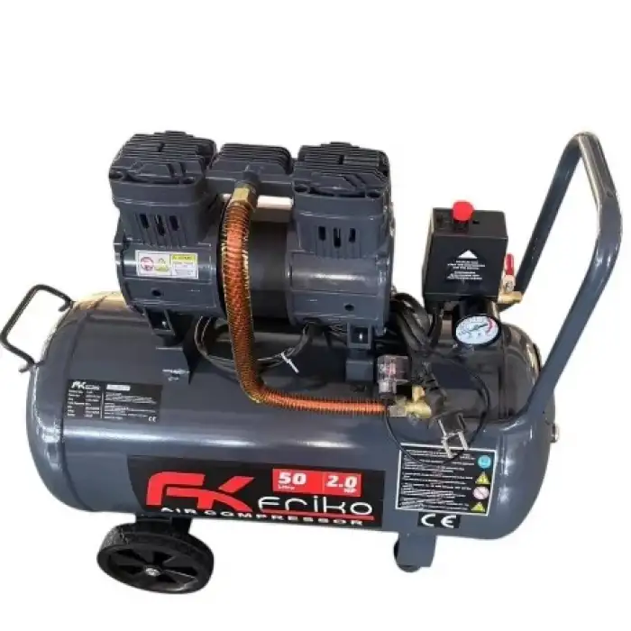 FK FRIKO 50 Litre 2 Hp Yüksek Verimli Yağsız Hava Kompresörü