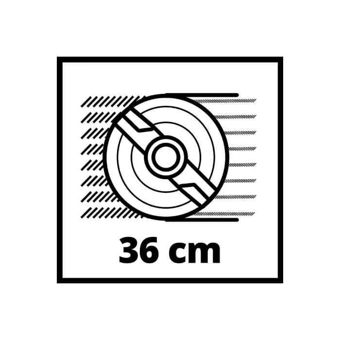 Einhell GE-CM 36/36 Li (2x4,0 Ah) Kit, Akülü Çim Biçme Makinesi