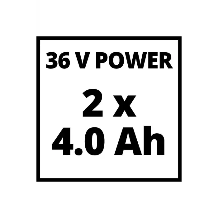 Einhell GE-CM 36/36 Li (2x4,0 Ah) Kit, Akülü Çim Biçme Makinesi