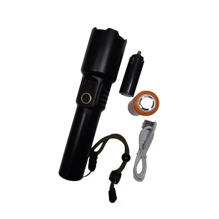 Gold Orıon Ledli Çok Fonksiyonlu Usb El Feneri OR-508-TG