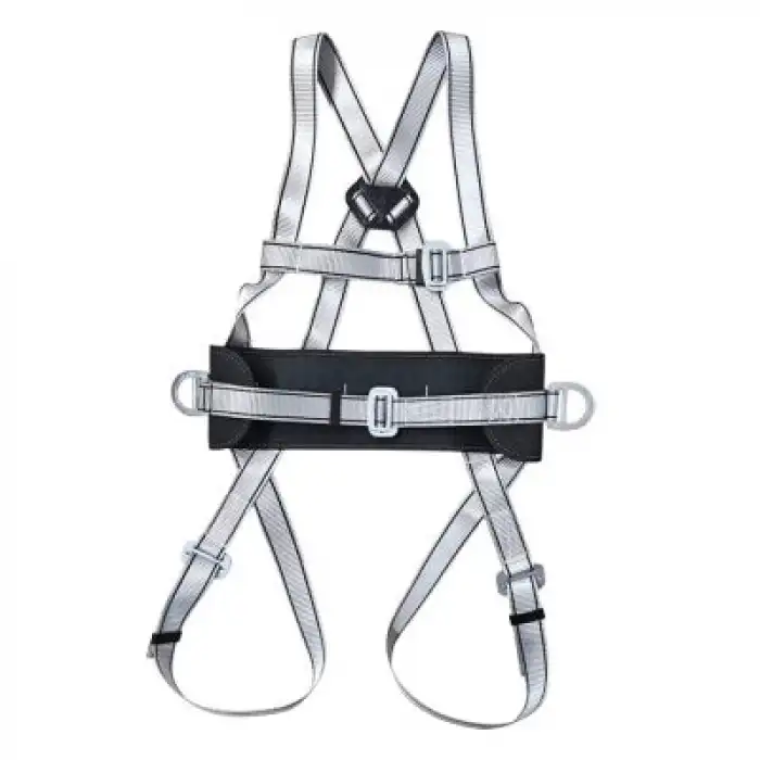 Karam Paraşüt Tipi Emniyet Kemeri Karfit Göğüs Metal Tokalı Statik Halatlı EN 361-358
