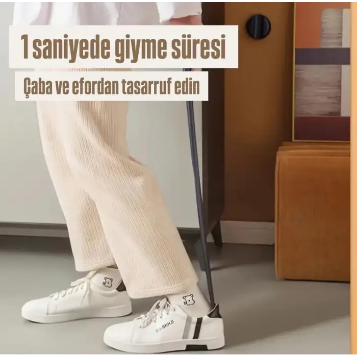 Manyetik Mıknatıslı Uzun Ayakkabı Çekeceği 73 cm 3M Yapışkanlı Premium Quality Mavi