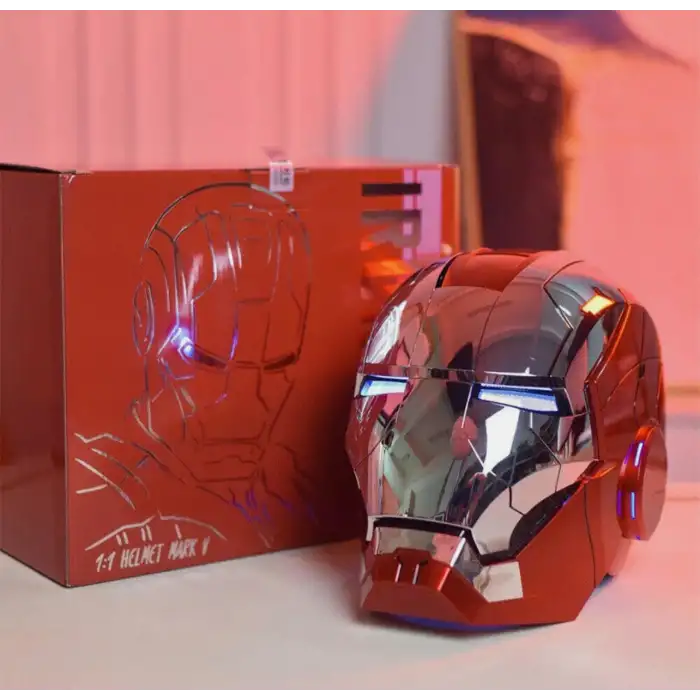 Marvel Demir Adam Kask Ses Komutlu Led Gözler Iron Man