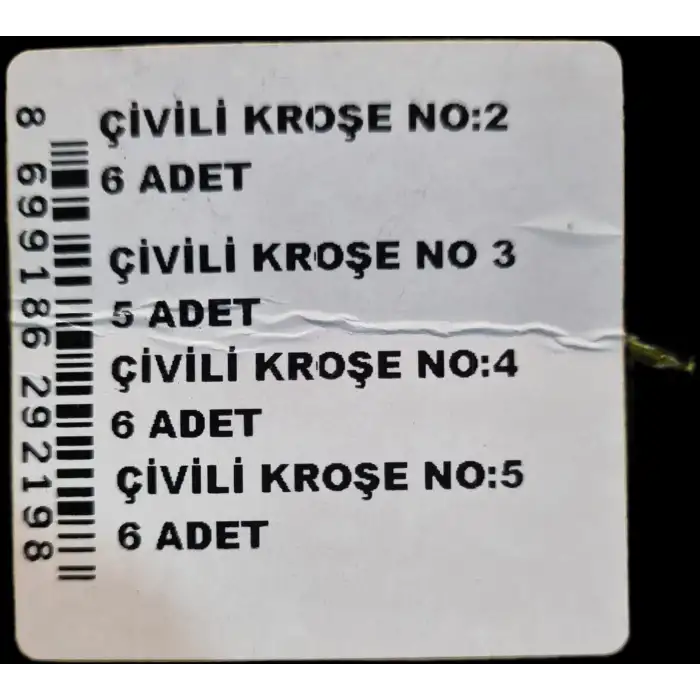 MULTİPACK KROŞE SETİ (ÇİVİLİ KROŞE)