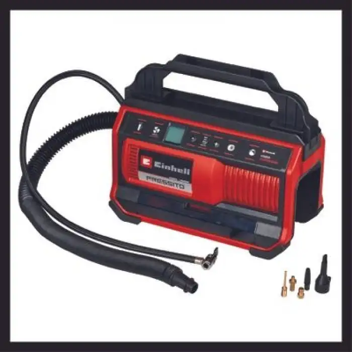 Einhell PRESSITO 18/25 Hybrid Akülü Hibrit Kompresör+18V 4,0Ah PXC Starter Kit A1
