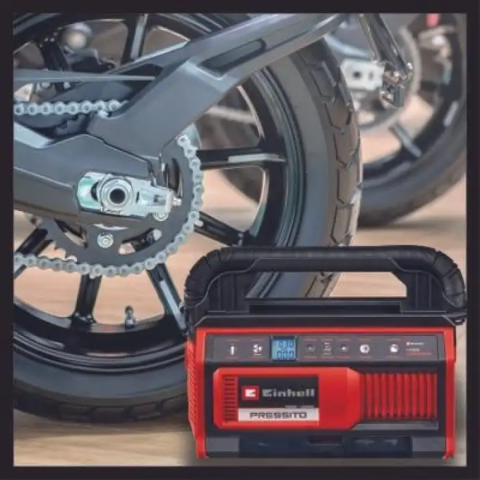 Einhell PRESSITO 18/25 Hybrid Akülü Hibrit Kompresör+18V 4,0Ah PXC Starter Kit A1