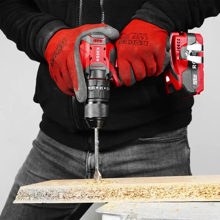Rodex Akülü Darbeli Matkap 21V 2.0 AH LI-ON Çift Batarya RDX3404