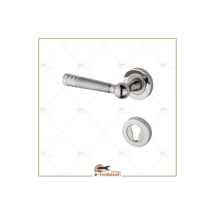 Osmanlı Rozetli Yale Kapı Kolu 1 Takım