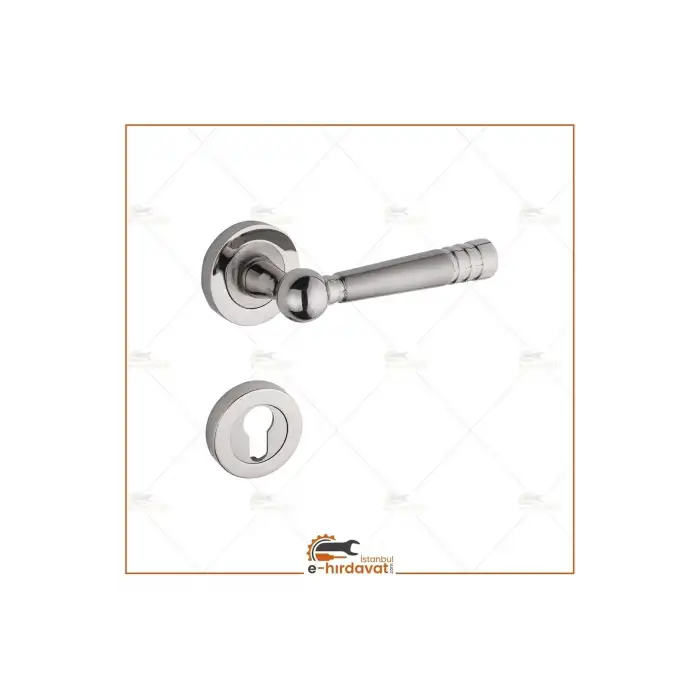 Osmanlı Rozetli Yale Kapı Kolu 1 Takım