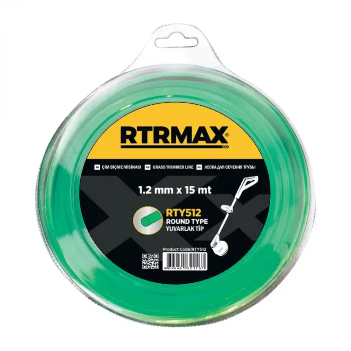 Rtrmax  RTY512 Tırpan Misinası Yeşil 1,2 mm*15 Mt