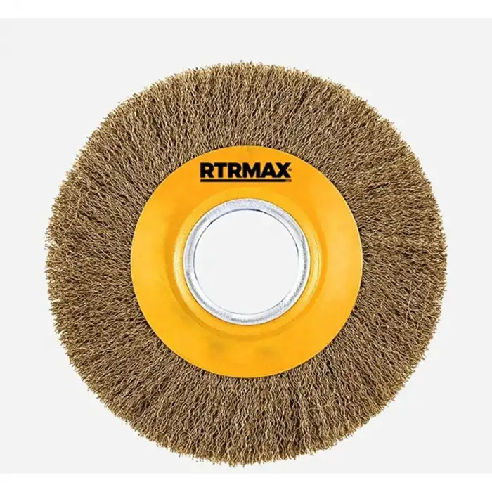 Rtrmax Saçaklı Daire Tel Fırça 125 mm Rtrmax RH23125