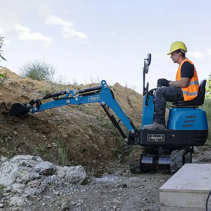 Scheppach EXC815 Mini Ekskavatör (İstanbul İçi Teslimat)