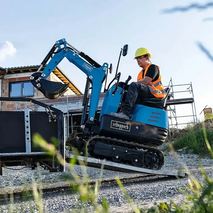 Scheppach EXC815 Mini Ekskavatör (İstanbul İçi Teslimat)