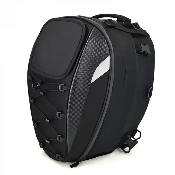 Su Geçirmez Motosiklet Sırt Ve Kuyruk Çantası Çok Fonksiyonlu 37L