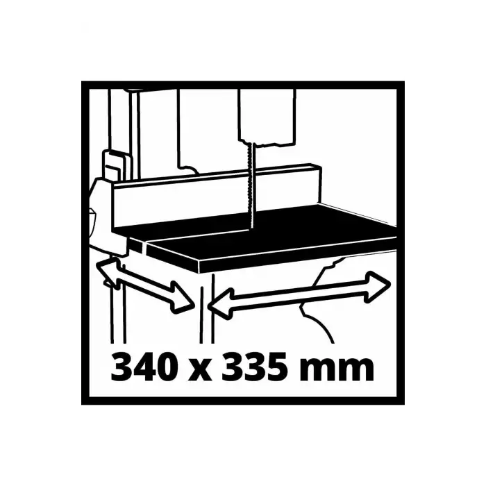 Einhell TC-SB 245 L, Şerit Testere