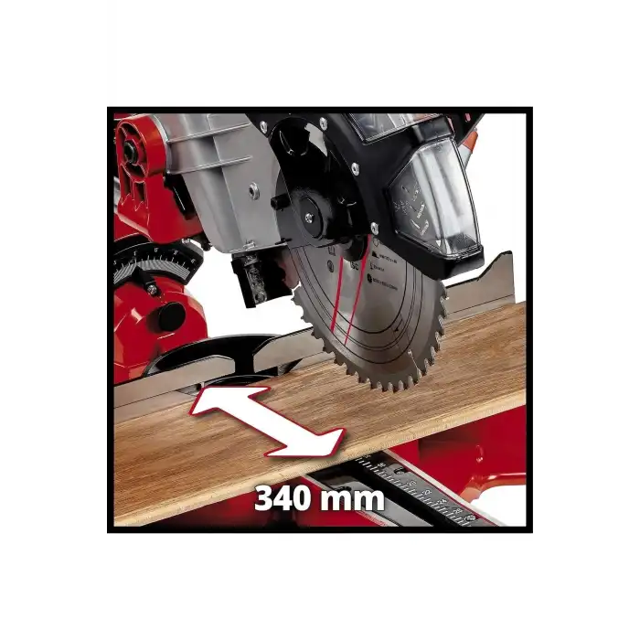 Einhell TC-SM 2534/1 Dual, Pistonlu Yatarlı Gönye Testere (Sağ-Sol)