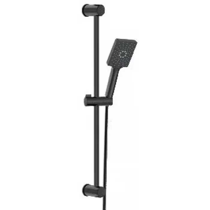 Valtemo Maxıma Jet Black Slıdıng Duş Seti Vs-6740