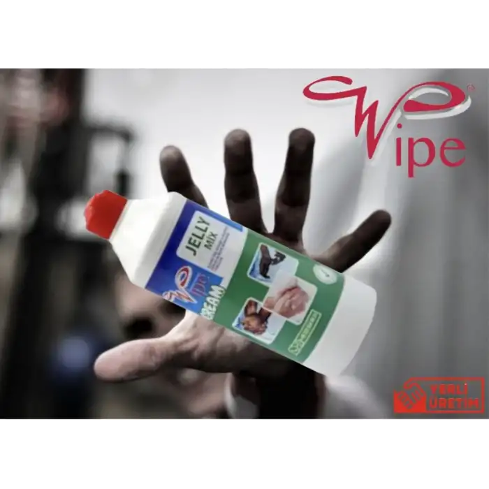 Wipe Jelly Mix Krem Partiküllü El Temizleme Kremi Sıkma 500 Gr