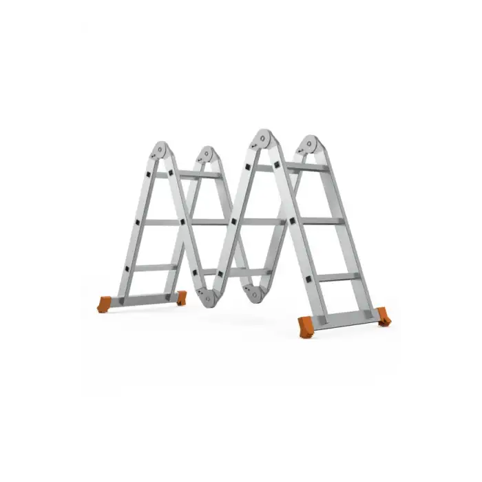 Saraylı Çok Amaçlı Fonksiyel Aluminyum Akrobat Merdiven 4x3 Basamaklı 350 Cm