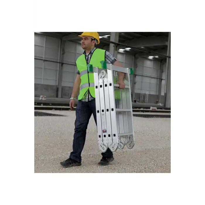 Saraylı Çok Amaçlı Fonksiyel Aluminyum Akrobat Merdiven 4x3 Basamaklı 350 Cm