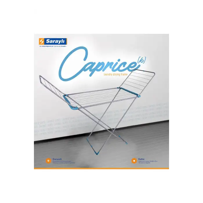 Lady Caprice Kanatlı Çamaşır Kurutma Askısı - Kurutmalık 174x111x55 Cm