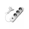 ELBİ 3lü Usb Li Çocuk Korumalı Topraklı Grup Priz 2 m