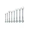 Bosch 8 Parça Cırcırlı Kombine Anahtar Seti (8 - 19 mm Ölçü Aralığı) - 1600A027PS