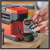 Einhell TE-CF 18 Li-Solo Power X-Change akülü kahve makinesi (18 V, 240 ml su kabı, filtre kahve ve kahve pedleri için, taşıma sapı, kapaklı kahve fincanı dahil, pilsiz)