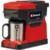 Einhell TE-CF 18 Li-Solo Power X-Change akülü kahve makinesi (18 V, 240 ml su kabı, filtre kahve ve kahve pedleri için, taşıma sapı, kapaklı kahve fincanı dahil, pilsiz)