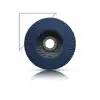 Karbosan Flap Disk Çelik ve İnox Zımpara ZR 115x22.23/80 Kum SD-Konik 983465 (10Adet)
