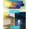MPJ Dış mekan için solar lamba, 106 LED solar lamba, dış mekan, hareket sensörlü, IP65 su geçirmez, 120° aydınlatma açısı, bahçe için solar duvar lambası, 5 m kablolu