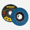 Rtrmax ZİRKONYUM FLAP DİSK MAVİ PASLANMAZ 80 KUM115 mm RTRMAX