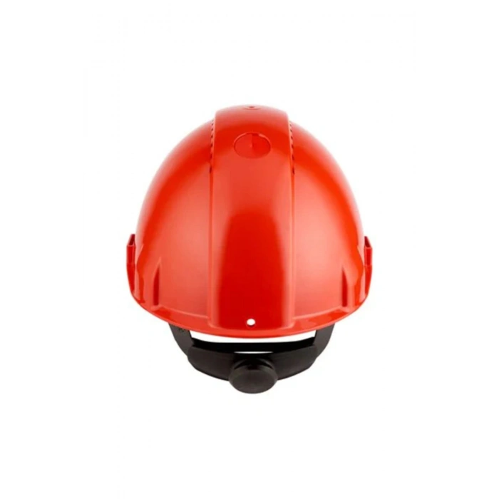 3M G3000NUV-RD Madenci Bareti, Uvicator, Mandallı, Havalandırmalı, Plastik Ter Bantlı, Kırmızı Renk