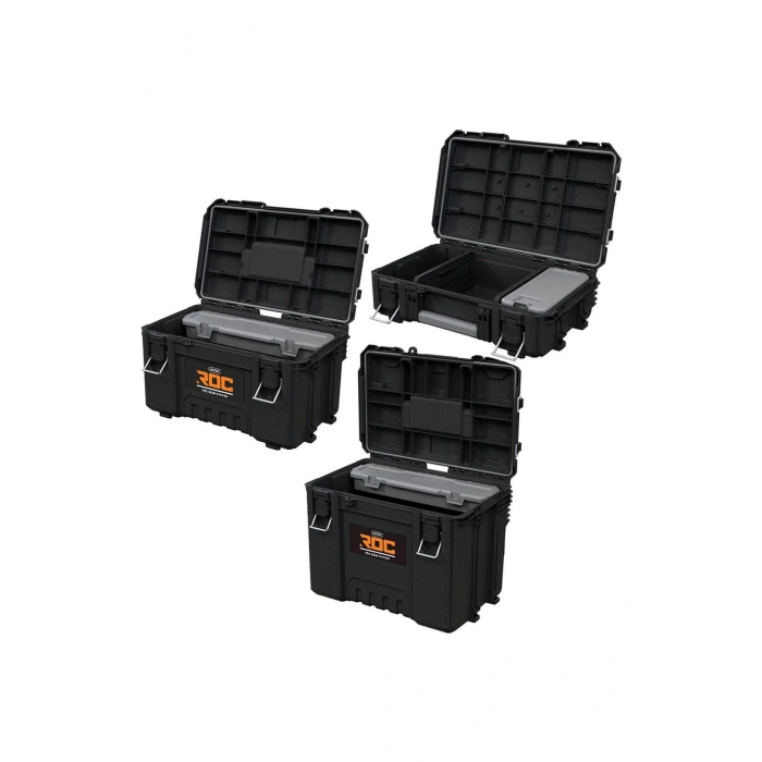 Keter 17212618 Pro Gear Roc 3 Katlı Tekerlekli Takım Çantası