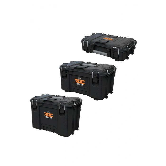 Keter 17212618 Pro Gear Roc 3 Katlı Tekerlekli Takım Çantası