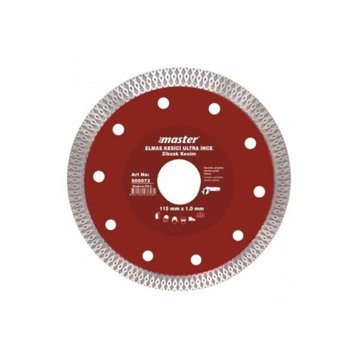 Master 180*1,4 Elmas Kesme Ultra İnce Zikzak Kesim