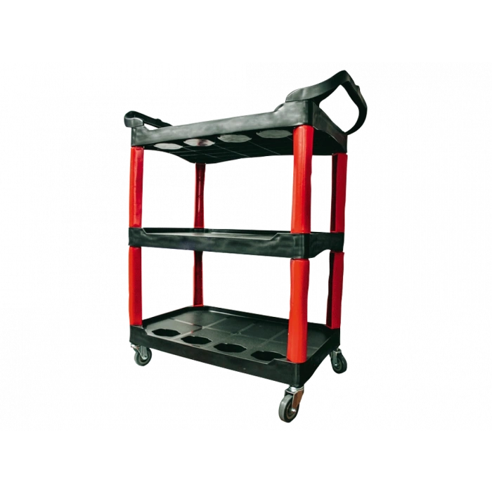 3 Raflı Alet Taşıma Arabası Yüksek Kalite Pp Plastik Nttc01 95x43x83 Cm.