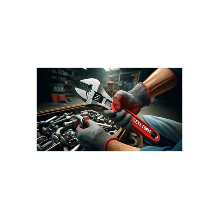 Ceta Form 300 Mm 12 Kurbağacık Anahtar B21-300b Fosfat Kaplı Pvc