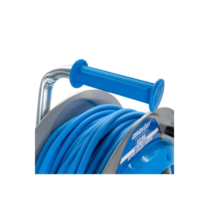 Master 505421 Extra Metal Gövde Makaralı Kablo 3x2.5mm 30 Metre