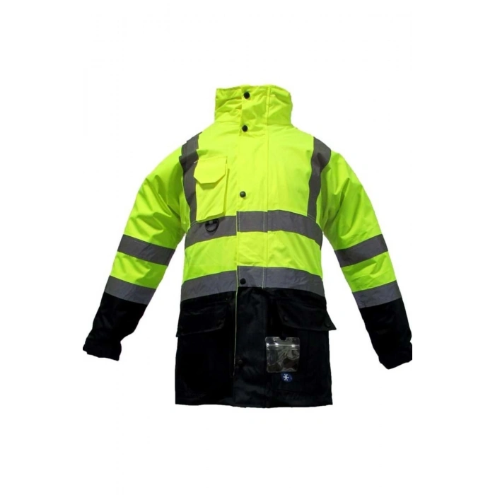 Junior Jn1003 5in1 Yüksek Görünürlüklü Içi Çıkmalı Oxford Parka