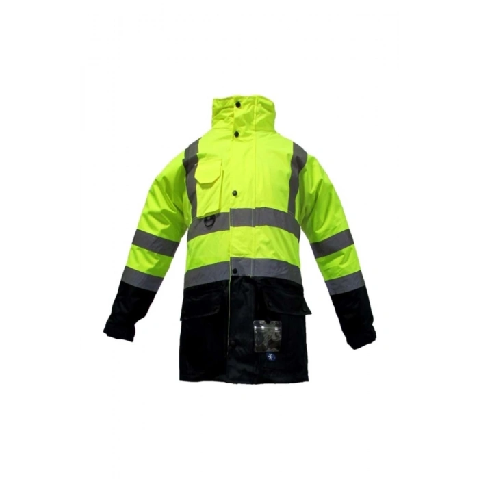 Junior Jn1003 5in1 Yüksek Görünürlüklü Içi Çıkmalı Oxford Parka