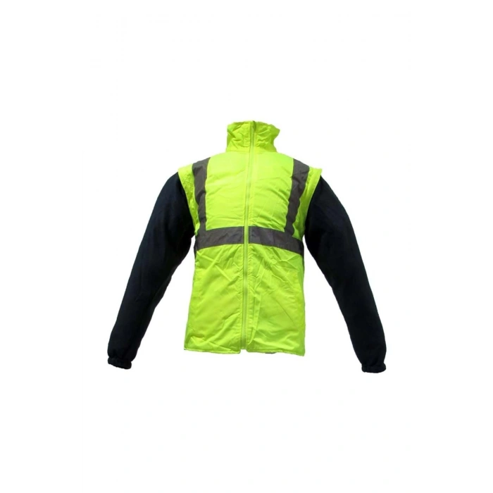 Junior Jn1003 5in1 Yüksek Görünürlüklü Içi Çıkmalı Oxford Parka