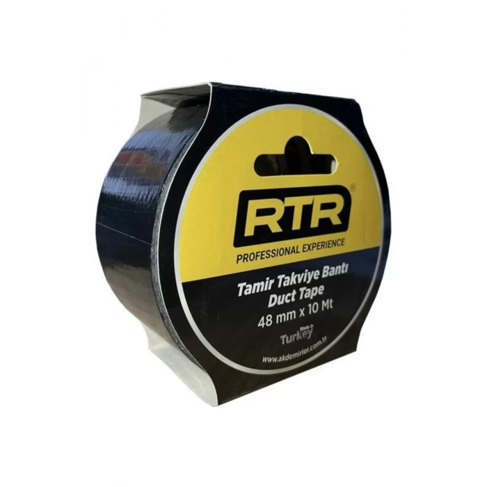 Rtrmax Tamir Takviye Bandı Duct Tape 48mm X 10 Siyah