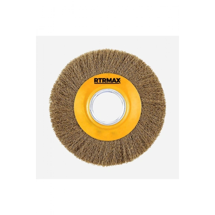 Rtrmax Rh23200 Saçaklı Daire Tel Fırça 200 mm