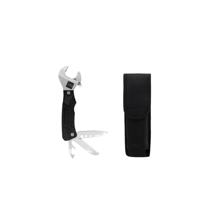 Hegi 818100040 Çok Fonksiyonlu Paslanmaz Çelik Anahtar - Siyah