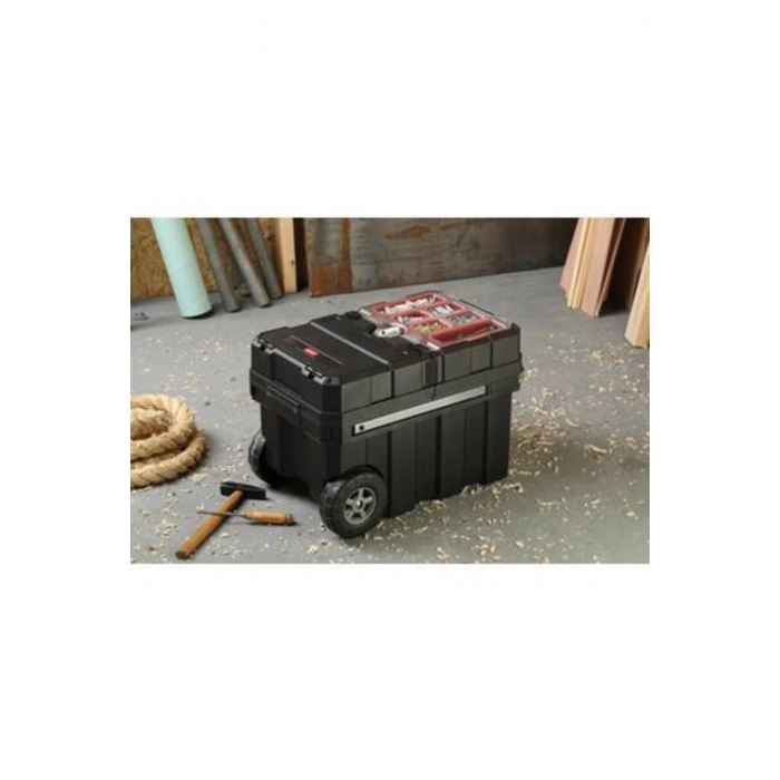 Keter 17191709 Master Pro Sürgülü Kapaklı Takım Sandığı