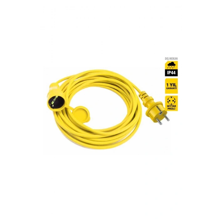 Stanley Profesyonel Uzatma Kablosu, St-ec Serisi Ip44, 1 Soketli 5 Metre 3x1,5mm