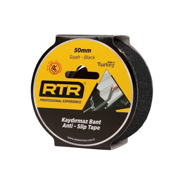 Rtrmax Merdiven Kaydırmaz Bant Siyah 50 Mm*5 Mt